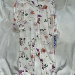 New Baby Carters Onesie Pajama 