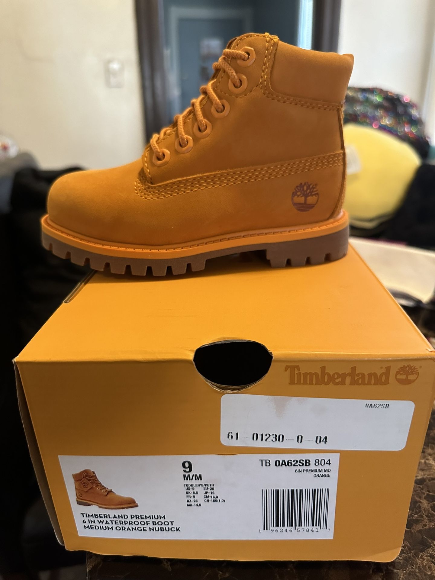 Timberland Premium 6in waterproof Boot Orange 