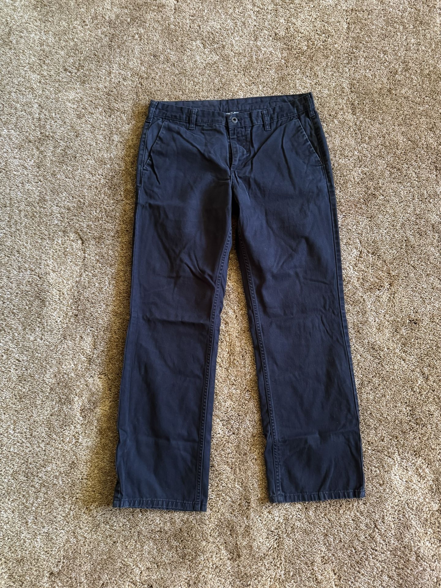 Black DC chino pants; excellent condition