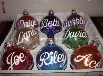 Custom Christmas Ornament