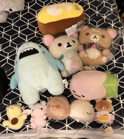 Plushie Toys (Rilakkuma, Gudetama, Samezu, Etc)
