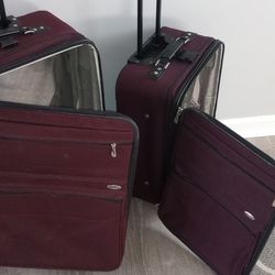 Pierre Cardin two-piece luggage set