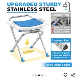 Folding Shower Chair Like New Condition