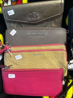 Coach and Michael Kors Wallets and Wristlets Lot