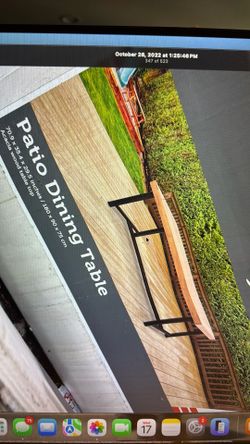 Acacia Wood dining table