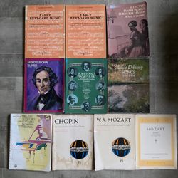 Piano Music Books Lot 