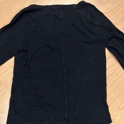 Women's black printed short sleeves