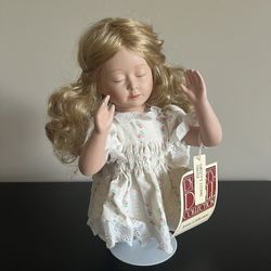 Dynasty Christys Evening Prayer Porcelain Doll Anna Collection 11in Rare Vintage