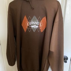 St. Patricks Day Adult Medium Guinness Hooded Sweatshirt