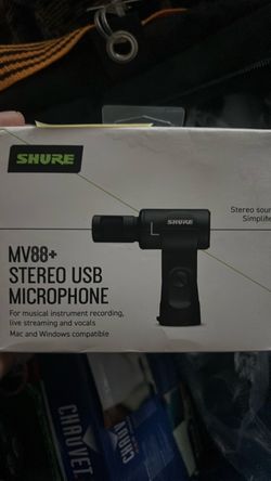 MV88+ stereo usb microphone shure