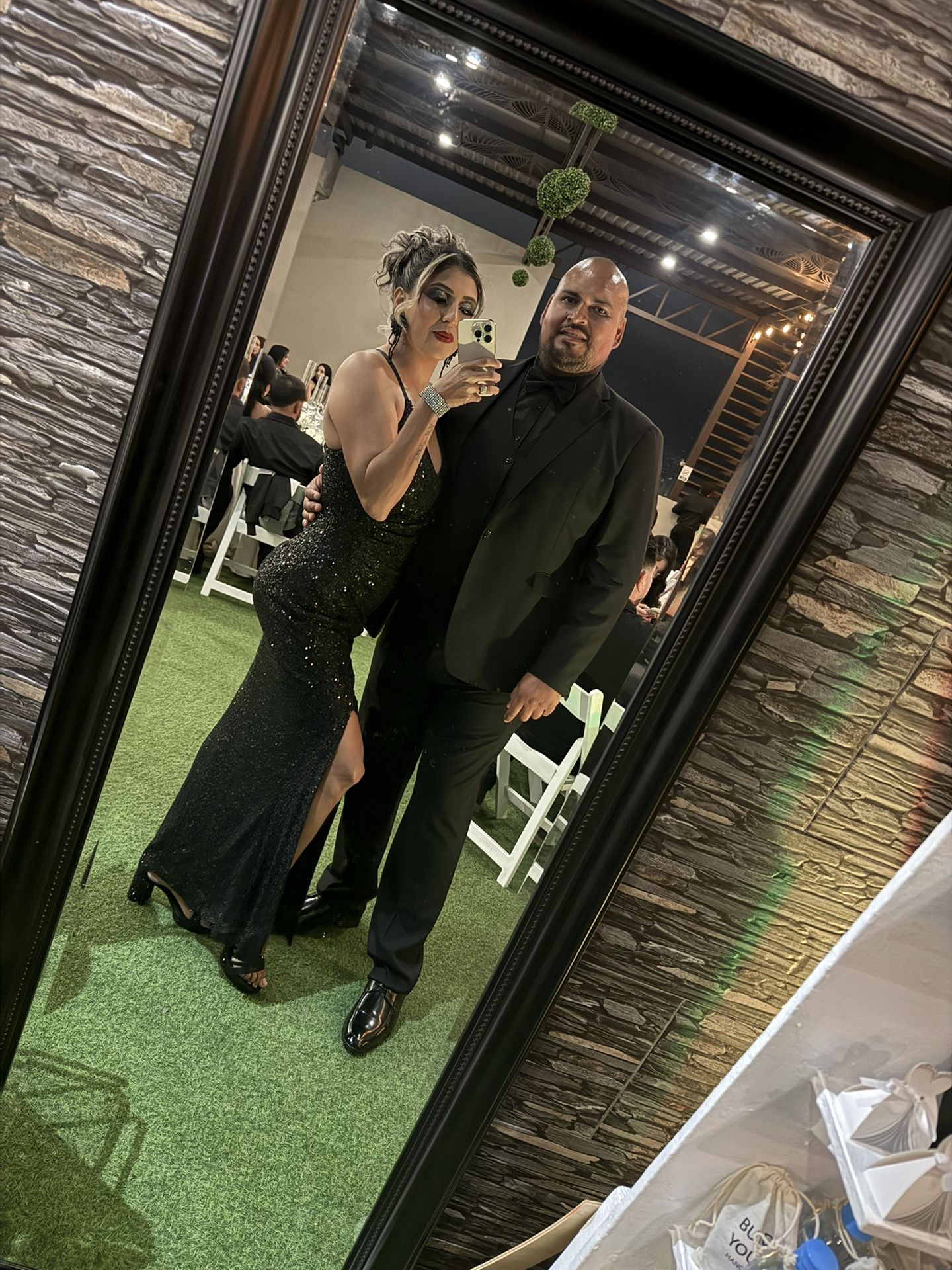 Sequin Black Dress