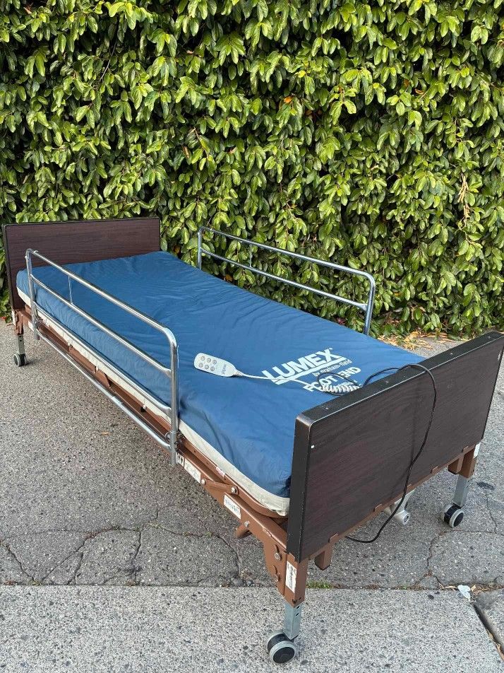 Electric Hospital Be-d Fully Functional Ma-ttress Included
