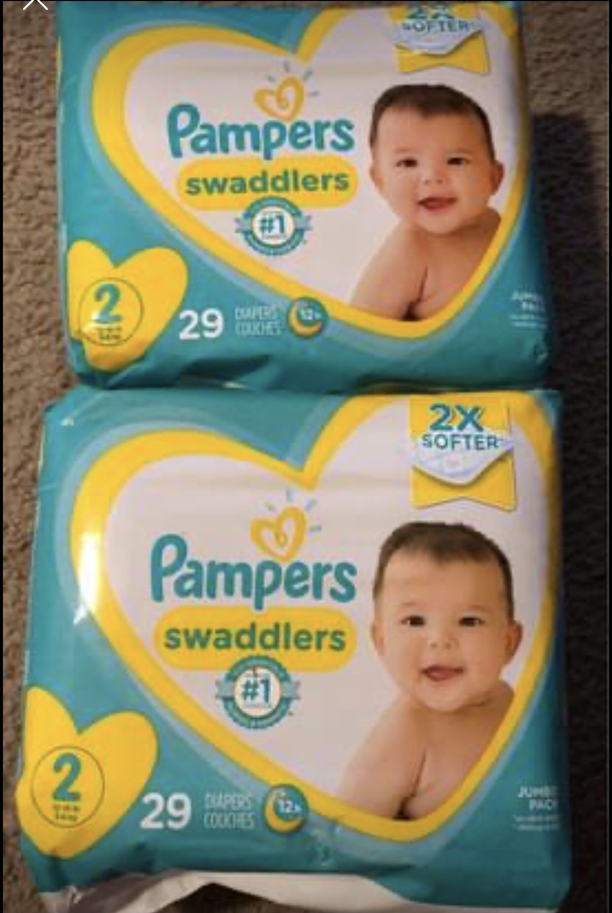 Pampers Size 2,3&4