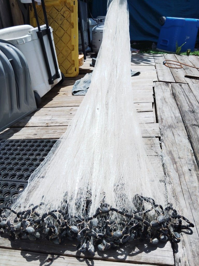 13 Foot Finger Mullet And Shrimp Net
