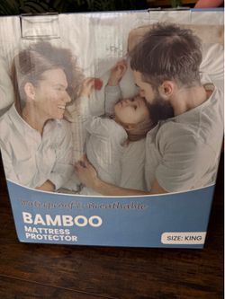 Cozymaker king size bamboo waterproof breathable mattress cover