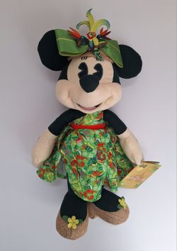 Disney Minnie Mouse Main Attraction Enchanted Tiki Room Limited Plush