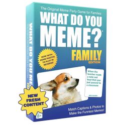 WHAT DO YOU MEME? Family Edition by Relatable, Now with Refreshed Content - Kids Games 8+, Family Games for Kids and Adults, The TikTok Viral Sensatio