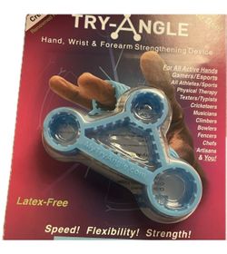 Blue Try-Angle Hand Strengthening Device