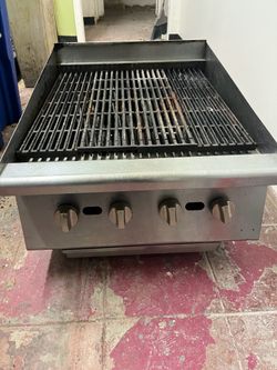 commercial countertop gas charbroiler