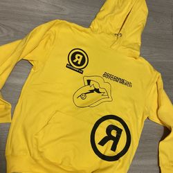 Yellow Logo Hoodie By DOTCOM Merch®️