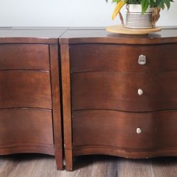 Set Of 2 High Chest Night Stand Dresser