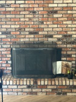 Chimney metal screen