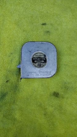 DOSSTON CARLSON VINTAGE 50' TAPE MEASURE