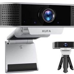 Webcam with Microphone, 1080P HD USB Web Camera