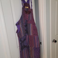 Purple Hippy Overalls