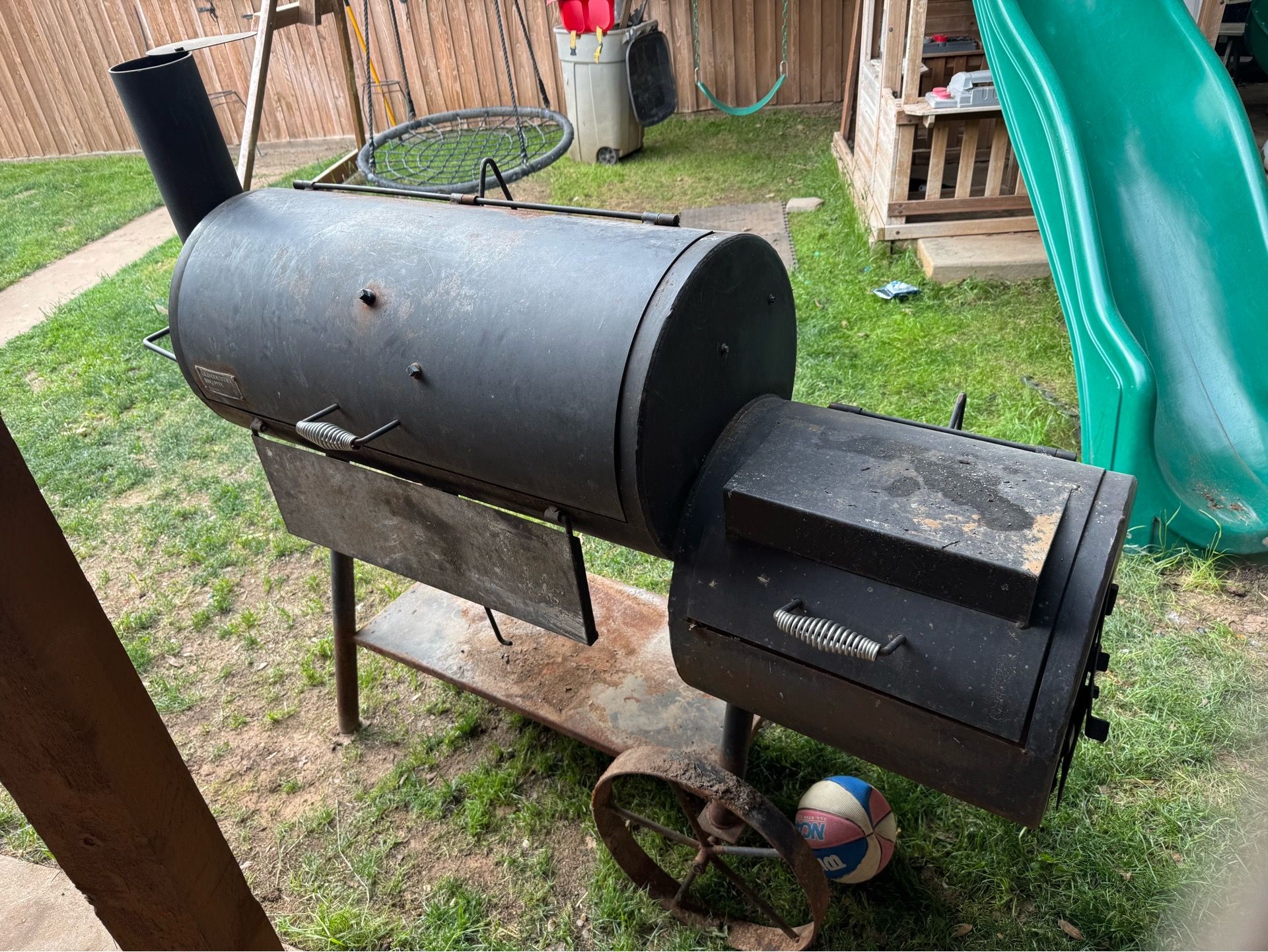 Old country bbq pit