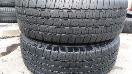 Two matching Michelin tires for sale 265/75/16