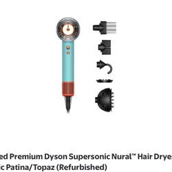 Restored Premium Dyson Supersonic Nural™ Hair Dryer | Ceramic Patina/Topaz (Refurbished)