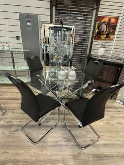 Modern dining set. Ask for price.