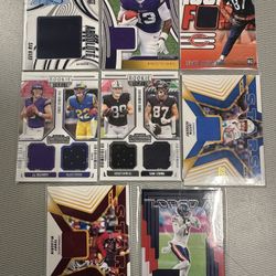 NFL Relic Patch Cards 