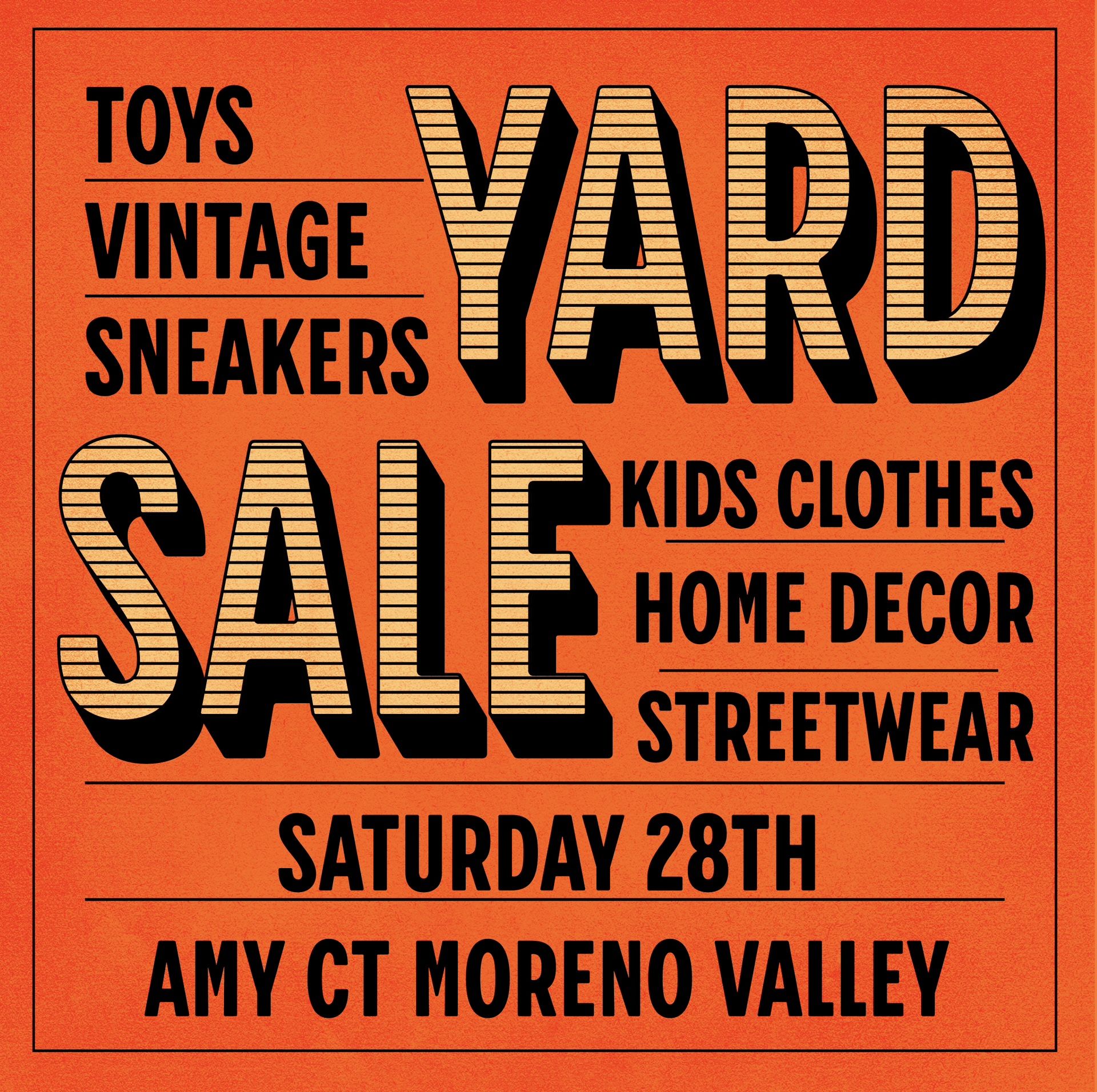 Yard Sale Moreno Valley