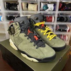 Jordan 6 Travis Scott Green DS 