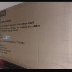 Cenza 30 in. 340 CFM Convertible Under Cabinet Range Hood in Stainless Steel with Electronic Touch Controls