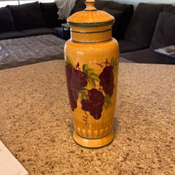Hand Painted Tuscany Container