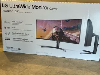 LG UltraWide Monitor Model 35WN65C (Curved)