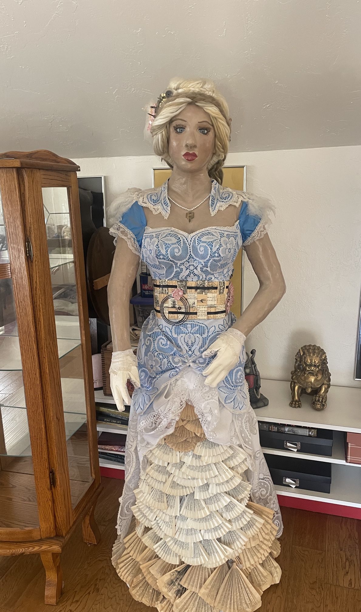 Life Size Doll Mannequin Statue Paper Mache