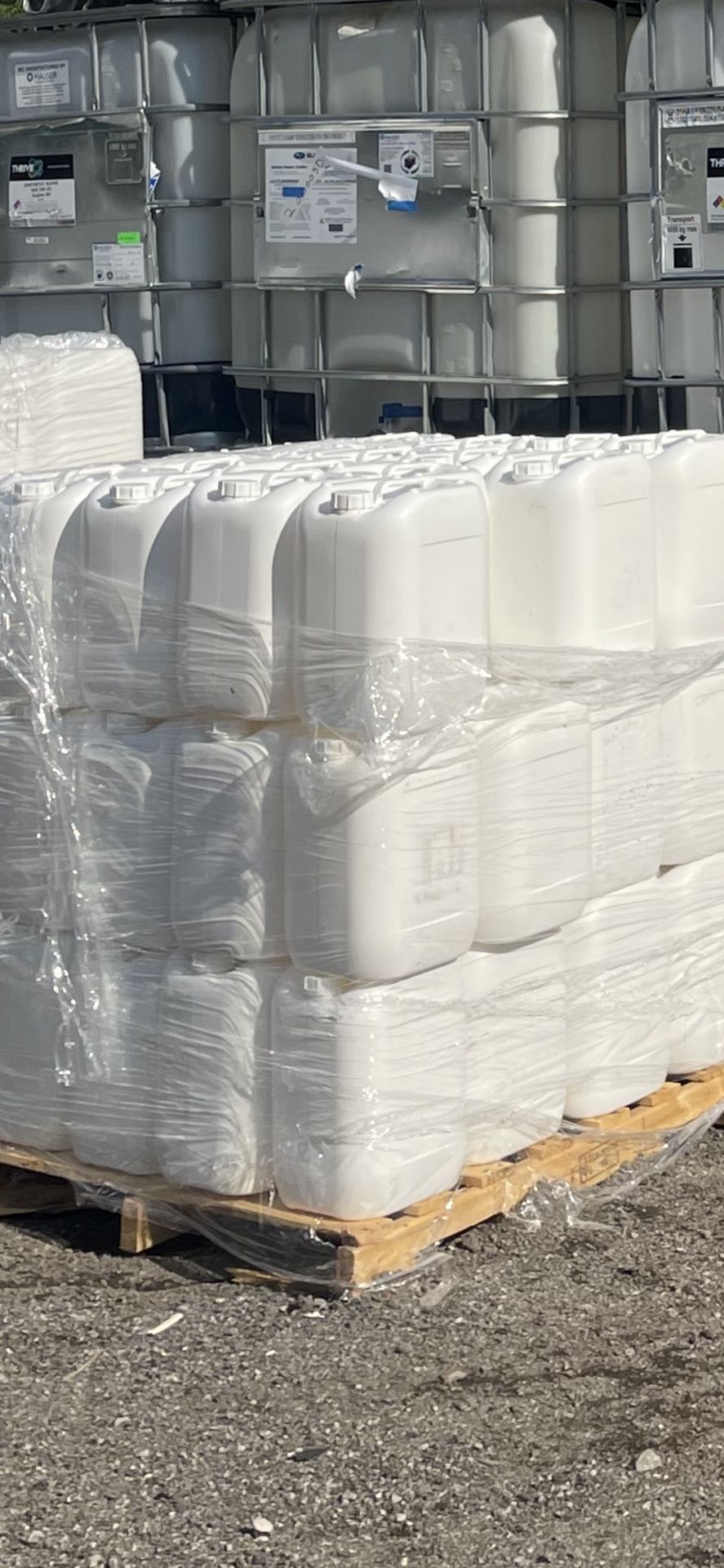6 Gallon Jugs. With Handles & Lids