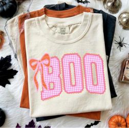 Comfort Colors BOO Halloween Graphic Tee