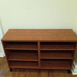 MCM Ikea Besta Pre-owned IKEA Bestå TV Stand / Storage Unit with Legs - Medium Brown MCM Minimalist