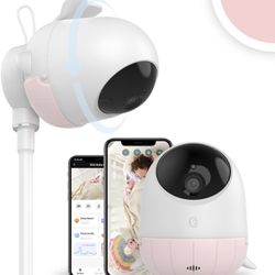 New in box Advanced Baby Monitor with 2K Ultra HD Resolution,Sleep Tracking,Face Covered Alert,Lullaby Playback, Temperature Monitoring