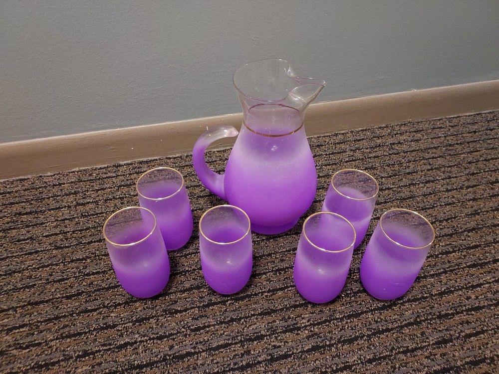 Pitcher And Glasses Set