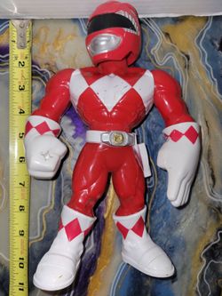 Playskool Heroes Mega Mighties Power Rangers Red Ranger 10" inch Figure Hasbro !
