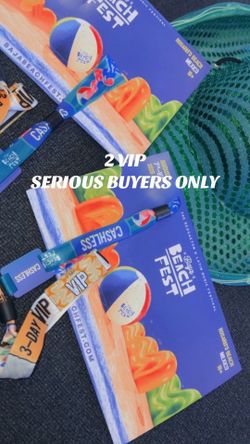 2 VIP BAJA BEACH FEST TICKETS