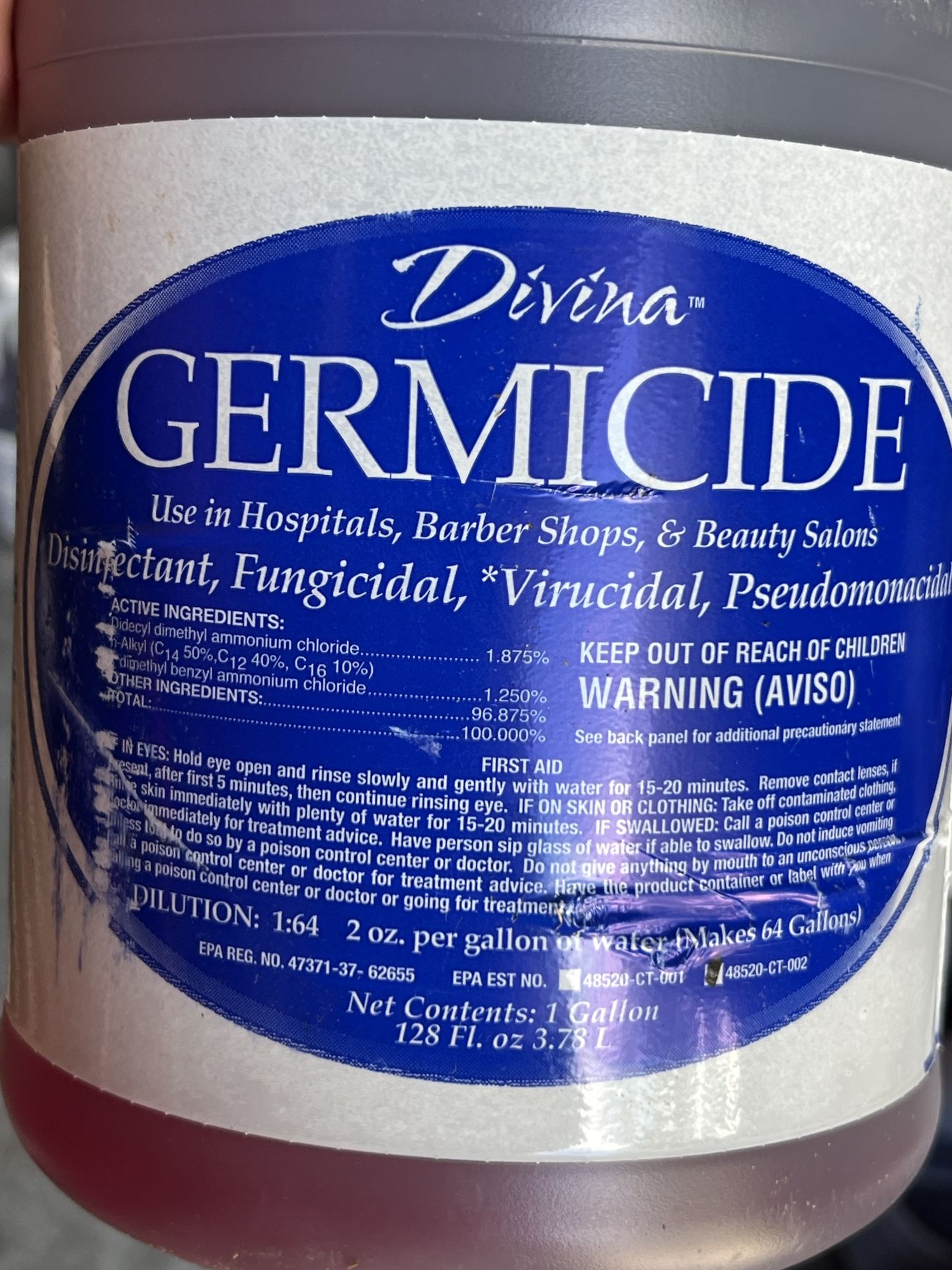 DIVINA, Germicide
