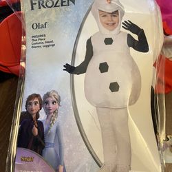 Olaf Costume 2T Toddler New In Bag