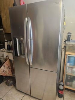 LG Stainless Steel Side-by-Side Refrigerator w/ Door-in-Door, Ice & Wa - $675